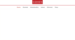 Desktop Screenshot of cohen.fi